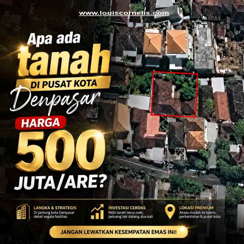 dijual tanah murah 4 are dekat lumintang denpasar