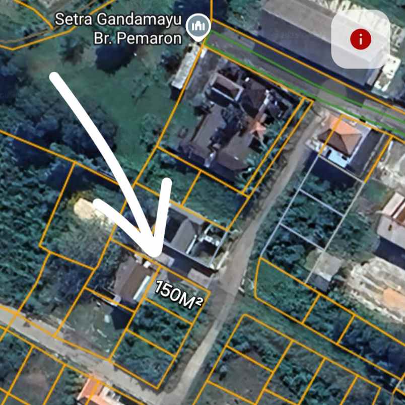 dijual tanah penaron