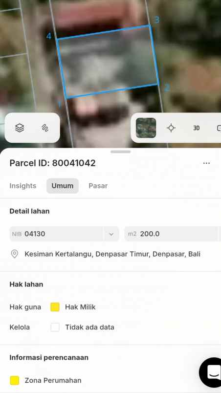 dijual tanah sekar sari