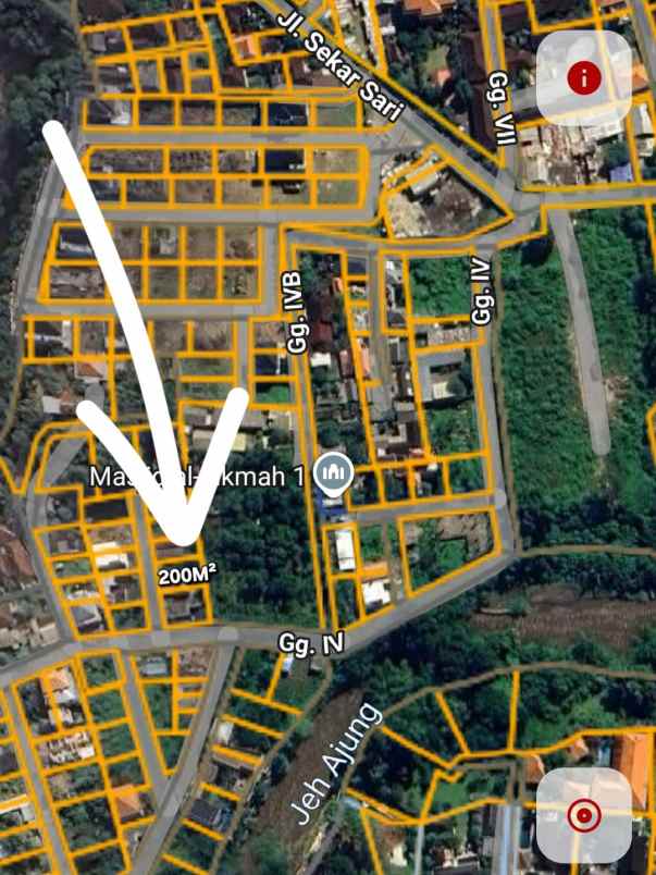 dijual tanah sekar sari