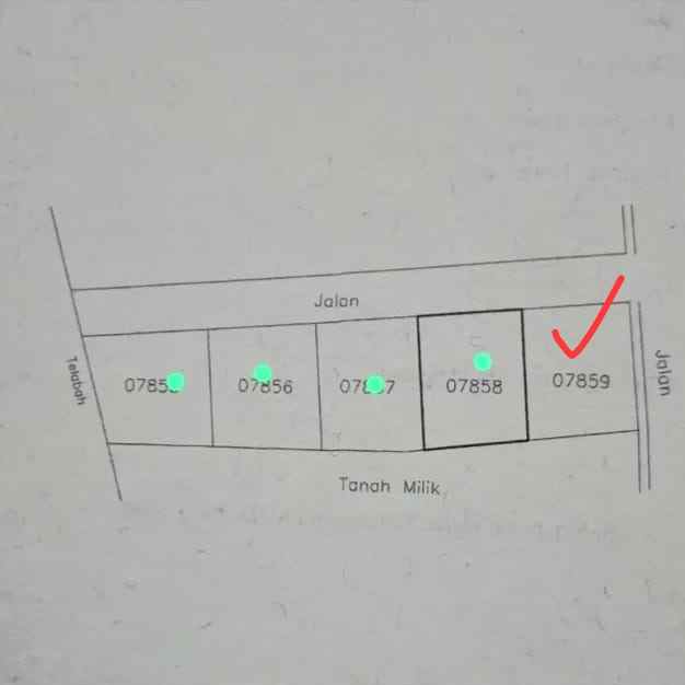 dijual tanah sekar tunjung