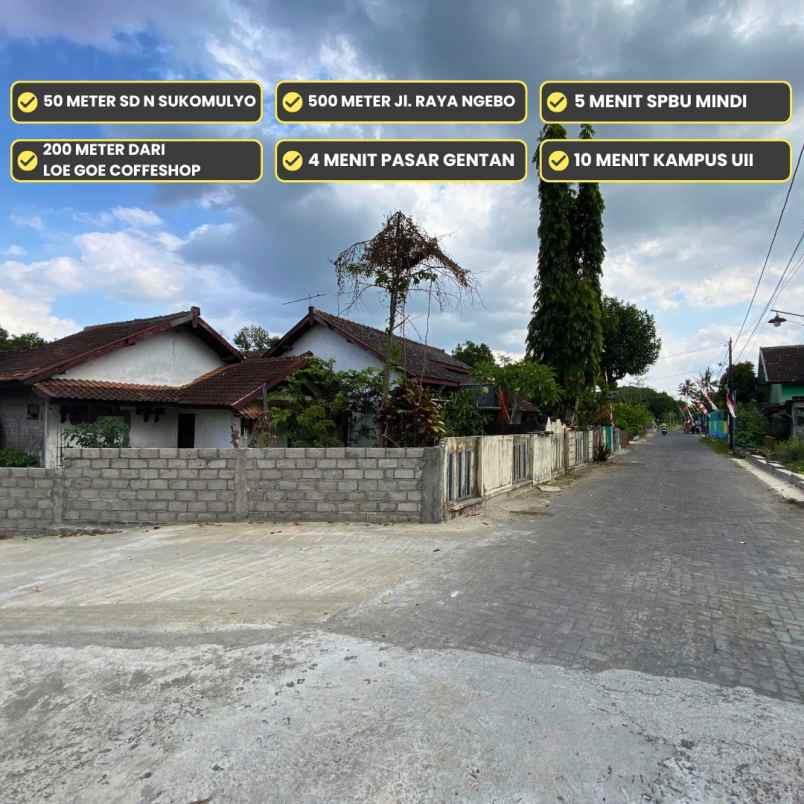 dijual tanah surirejo sukoharjo ngaglik