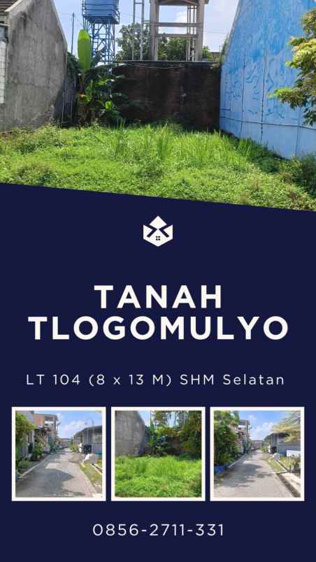 dijual tanah tlogo pacing