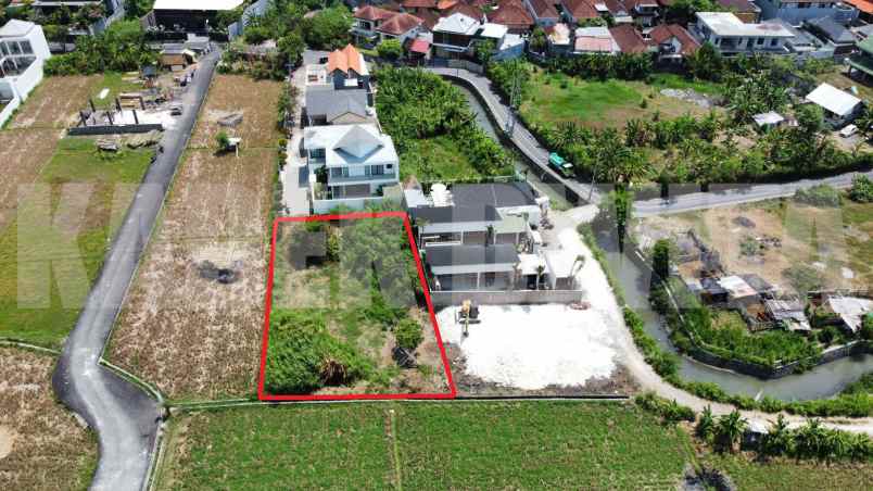 dijual tanah view sawah amanlane sunset road seminyak