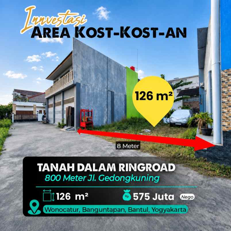 dijual tanah wonocatur