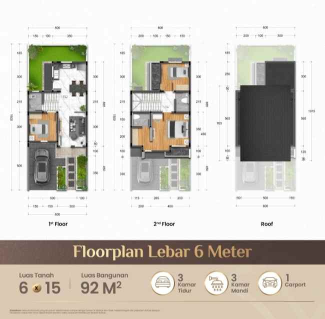 dijual villa jalan stella raya