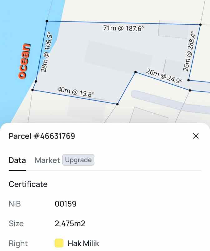 dijual villa mewah beachfront di candi dasa bali