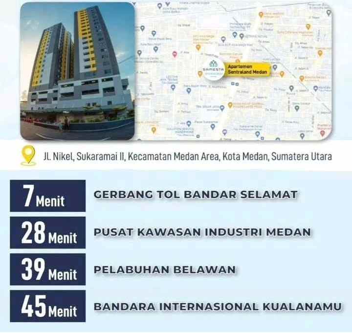 disewakan apartemen jalan nikel asia mega mas