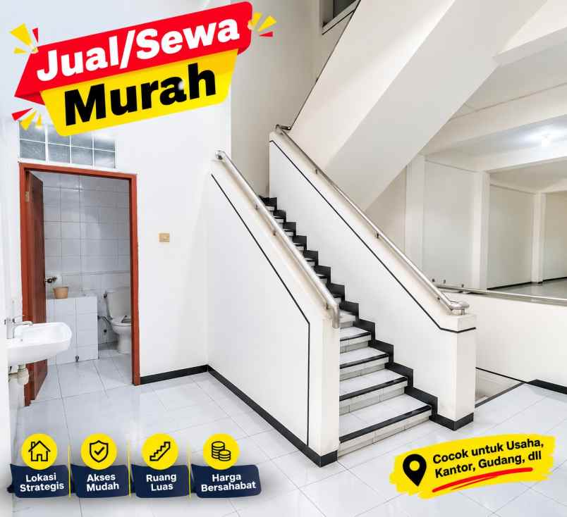 disewakan ruko gudang kantor jalan kenjeran surabaya timur
