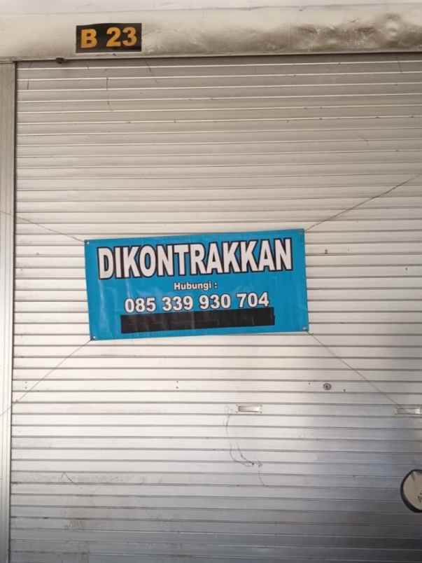 disewakan ruko gudang kantor pertokoan kuta indah