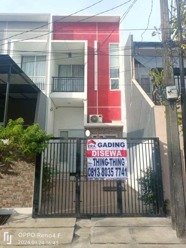 disewakan rumah gading griya lestari