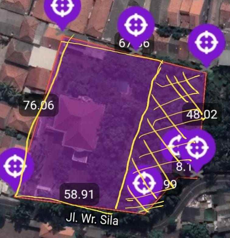 jual tanah di ciganjur jagakarsa shm pinggir jalan