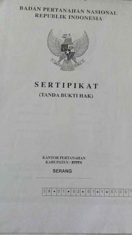 kavling bri kota serang cipocok jaya