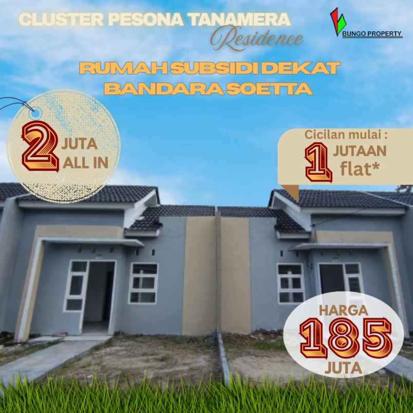pesona tanamera residence rumah subsidi 2juta all in