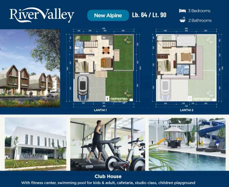 river valley rumah taman bayar 20 juta akad