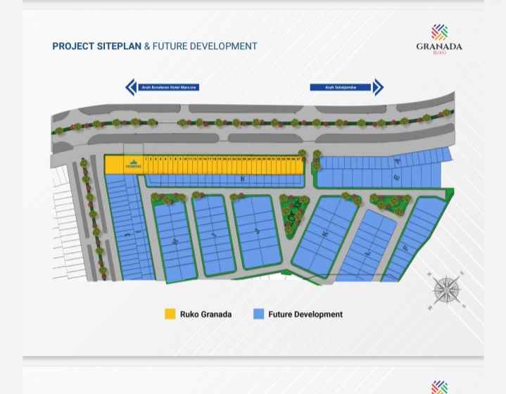 ruko gudang kantor jalan raya galuh mas