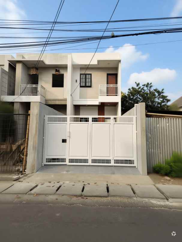 rumah 2 lantai modern minimalis di cipayung jaktim