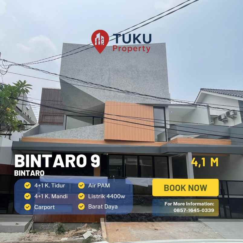 rumah bangunan baru di mertilang bintaro 9