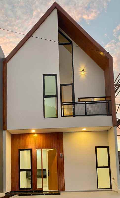 rumah baru desain scandinavian di ciputat