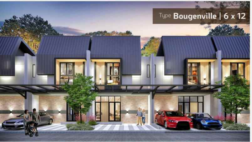 rumah berdesain bali di sukamaju