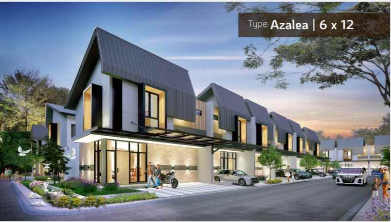 rumah berdesain bali di sukamaju