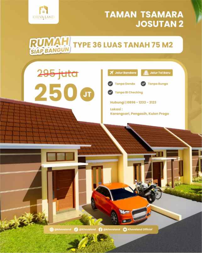 rumah di pengasih dekat wates kulon progo yogyakarta