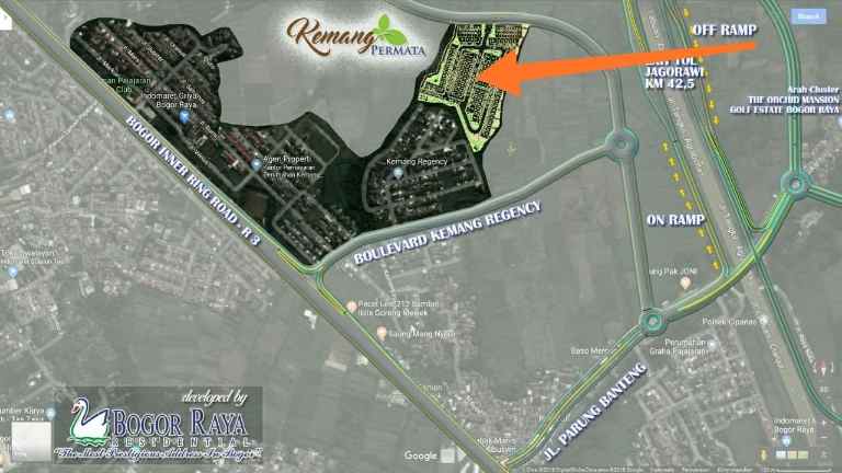 rumah jl parung banting bogor