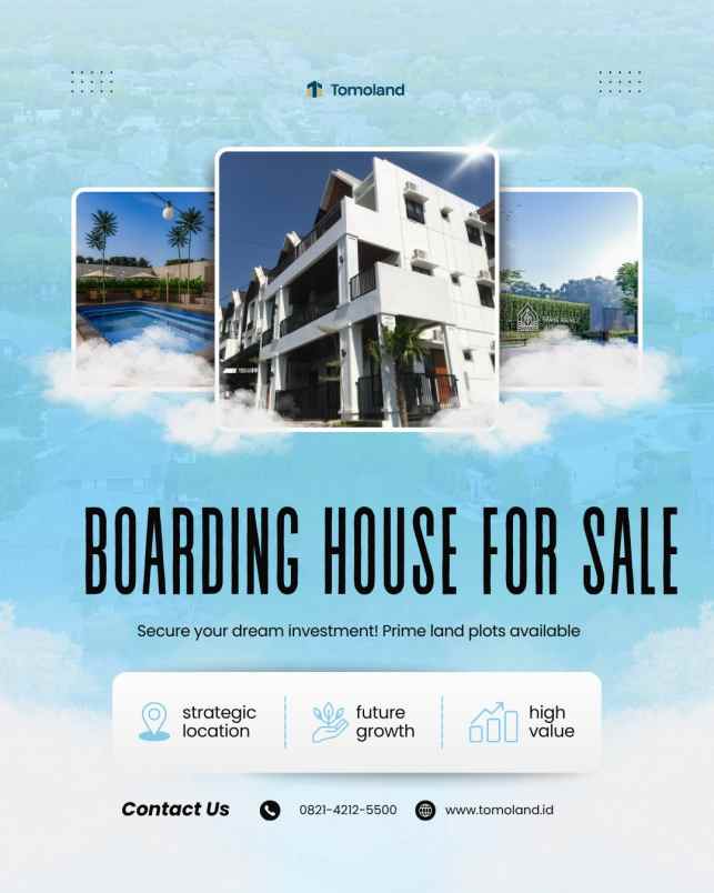 rumah kost 8 kamar dekat ub malang lokasi strategis 1m