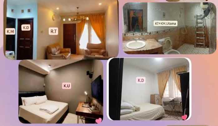 rumah kota bogor 2 lantai siap huni