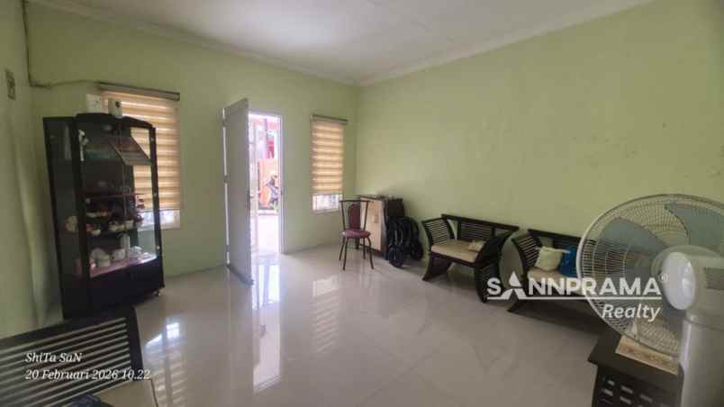 rumah luas 184m2 siap huni pancoran mas depok sirihul