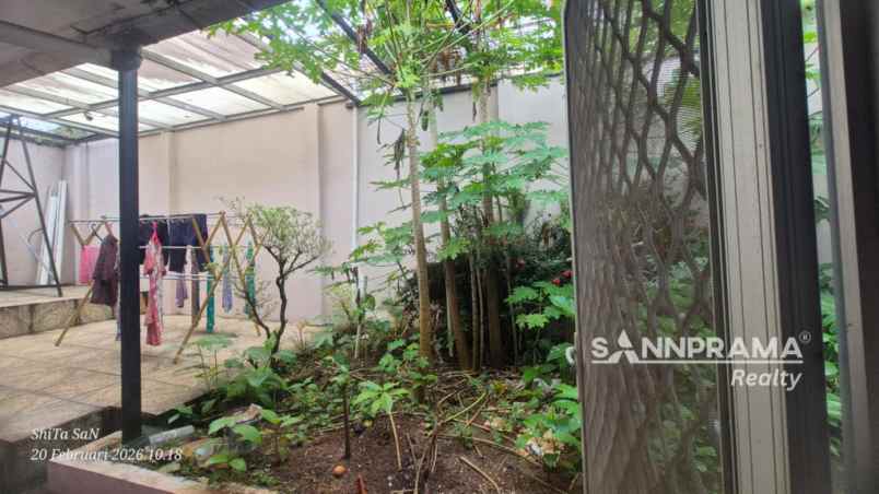 rumah luas 184m2 siap huni pancoran mas depok sirihul