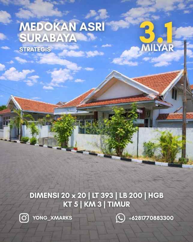 rumah medokan asri strategis