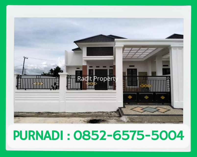 rumah mewah berpagar pribadi tengah kota