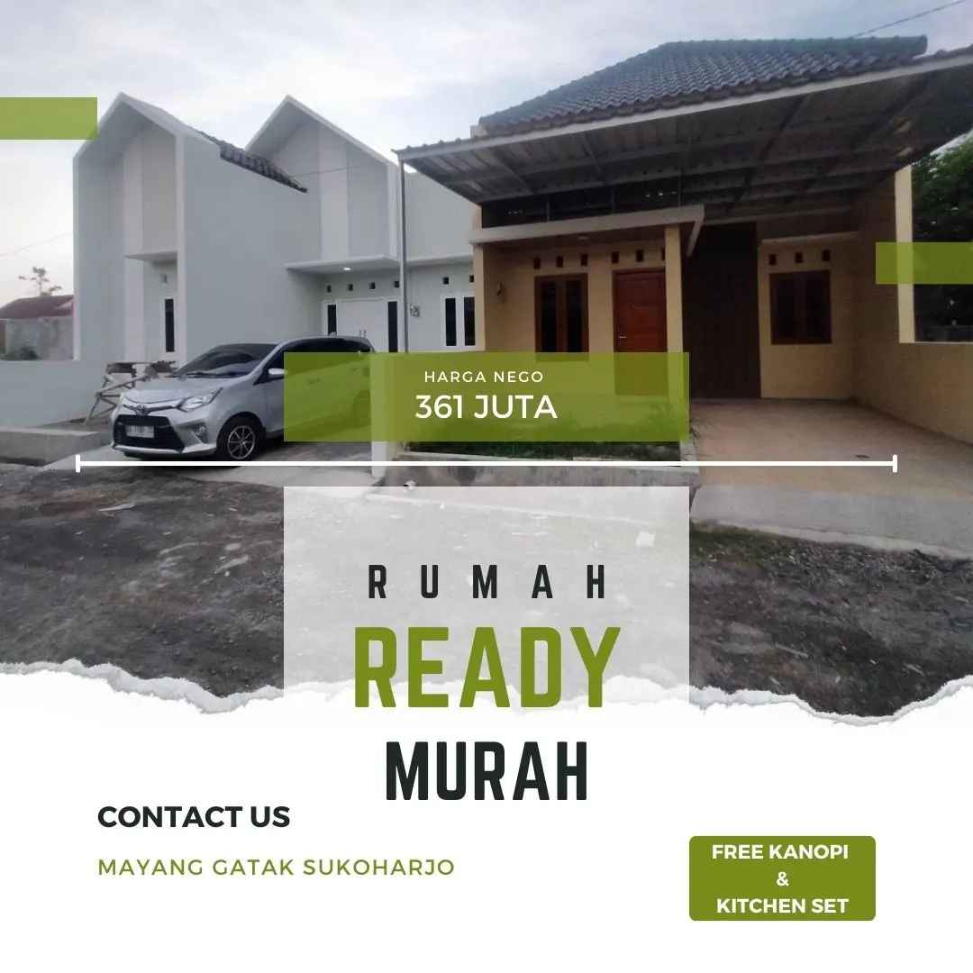 rumah siap huni mayang gatak sukoharjo
