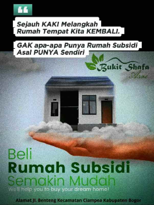rumah subsidi dp 1 juta cicilan 1 4 juta