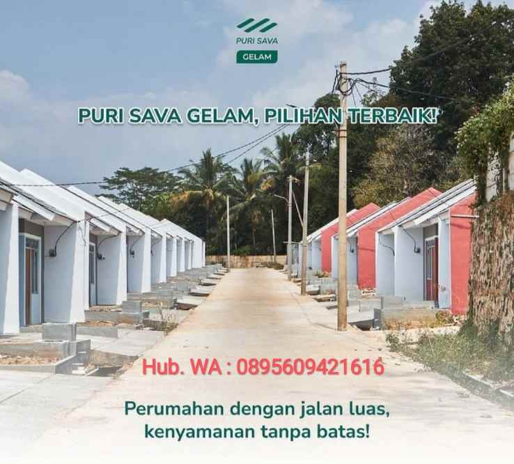 rumah subsidi puri sava gelam di kota serang