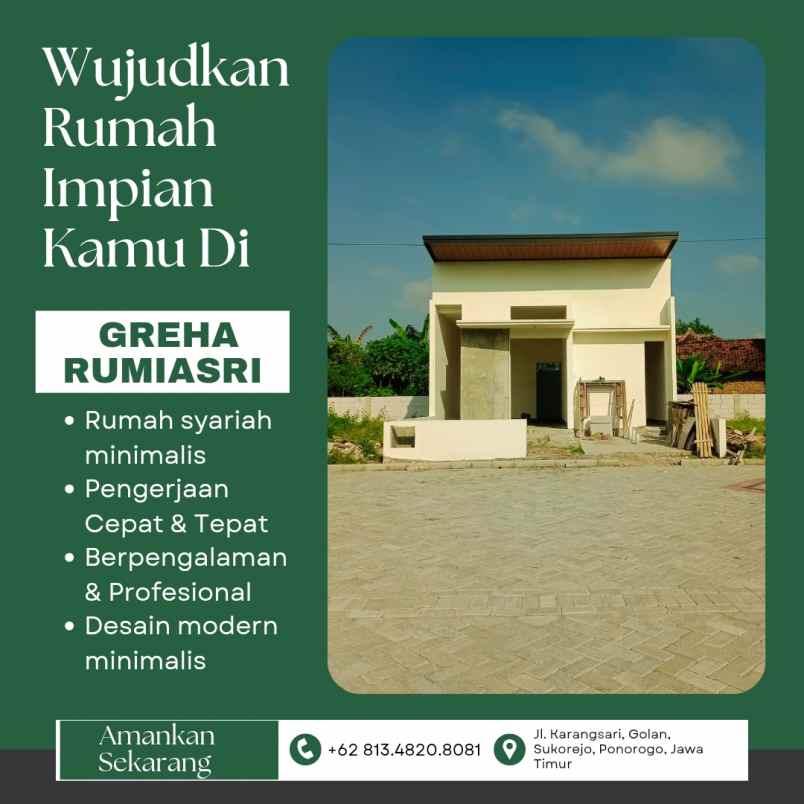 rumah syariah paling ekonomis di ponorogo