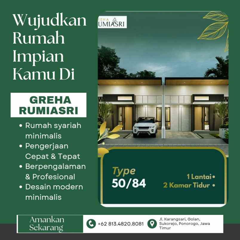 rumah syariah paling ekonomis di ponorogo