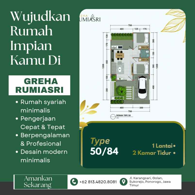 rumah syariah paling ekonomis di ponorogo