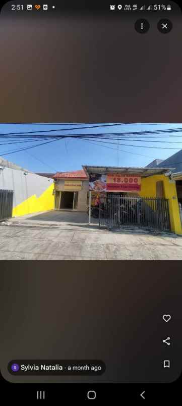 rumah usaha di ngagel jaya surabaya