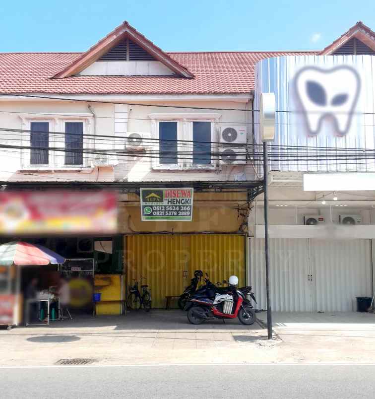 sewa murah ruko bagus siap pakai lokasi strategis