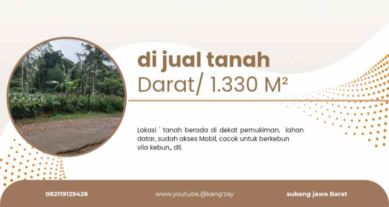 tanah darat datar ciater subang jawa barat