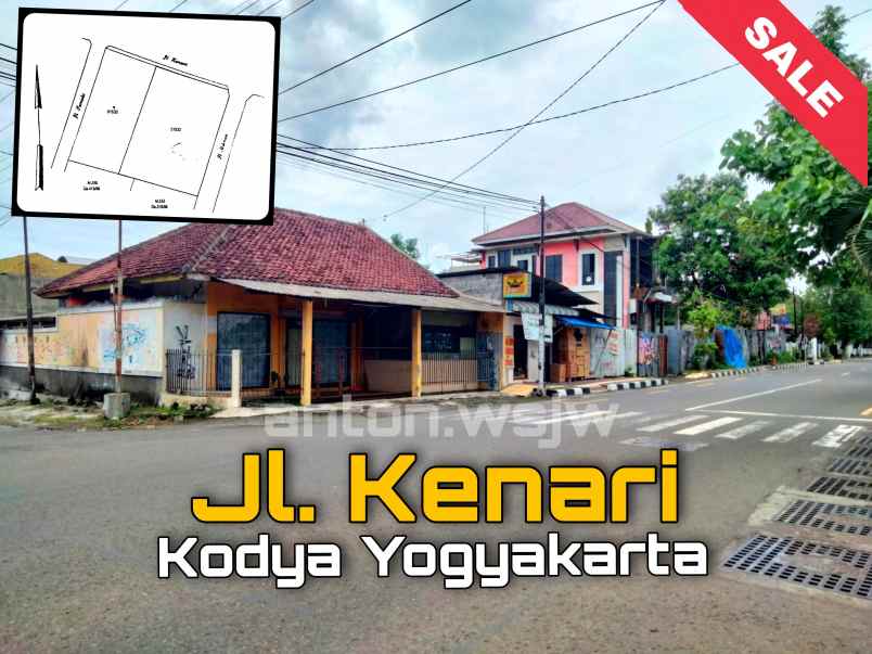 Tanah Strategis Kodya Yogyakarta Jl Kenari Timur Gor Amongraga Hook