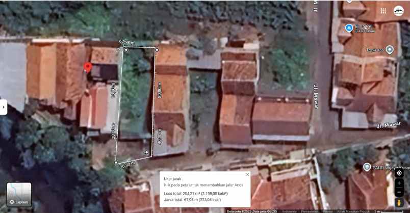 tanah kampling siap bangun dekat gor trisanja slawi