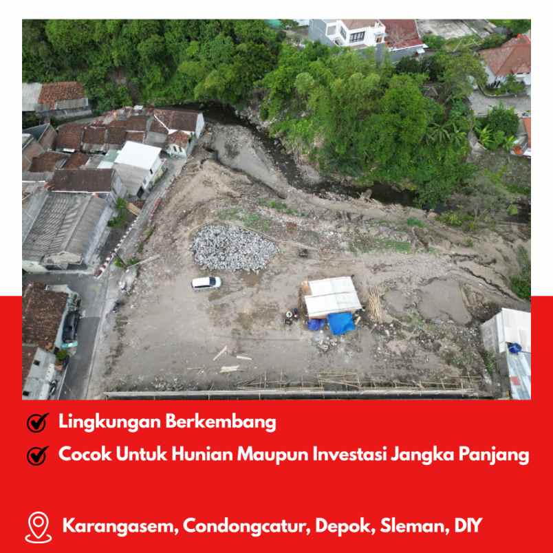 tanah kavling area condong catur utara rs jih