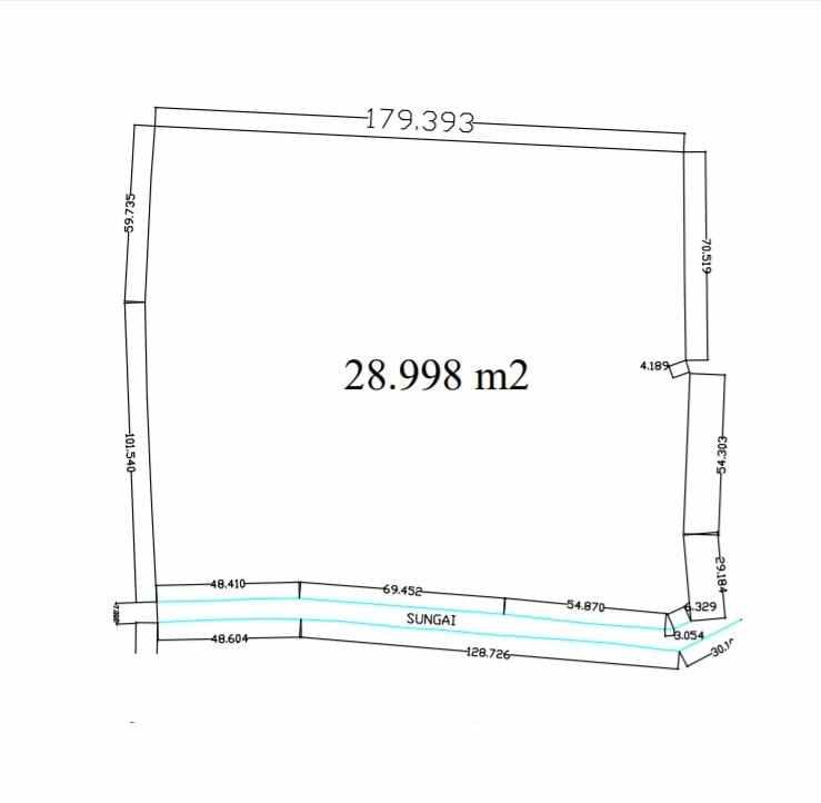 tanah kavling luas 20 805m di marunda bekasi