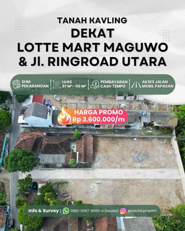 tanah shm dekat lotte mart ringroad utara