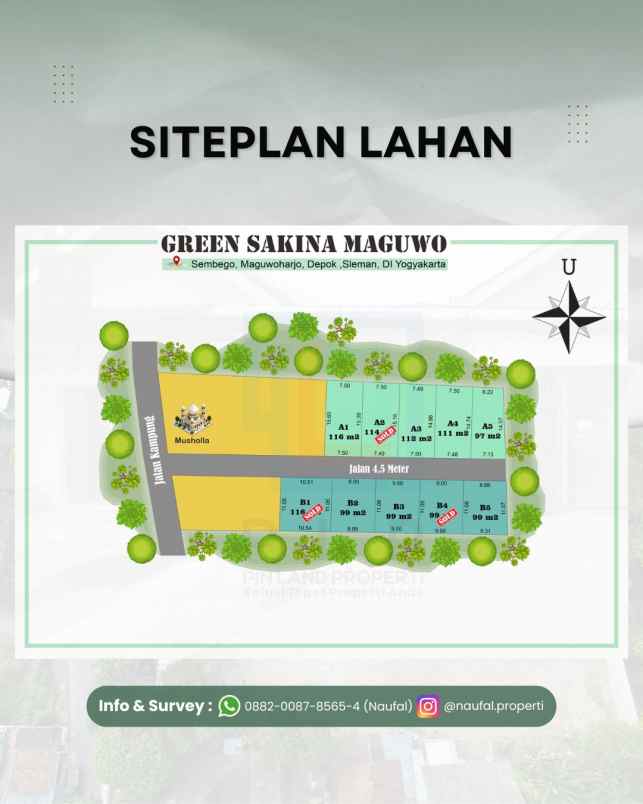 tanah shm dekat lotte mart ringroad utara