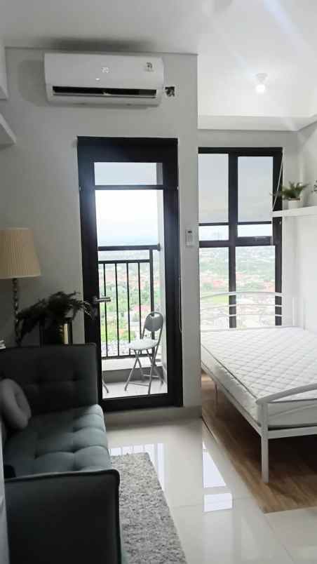 type studio apartementranspark bintaro bonus furnitur