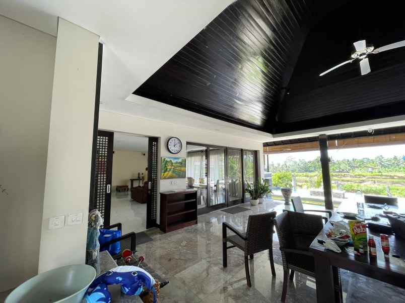 villa view sawah di ubud bali